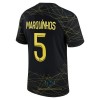 Maglia ufficiale Paris Saint Germain MARQUINHOS 5 4th Jordan 2022-23 per Uomo